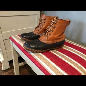 Women LL Bean duck boots